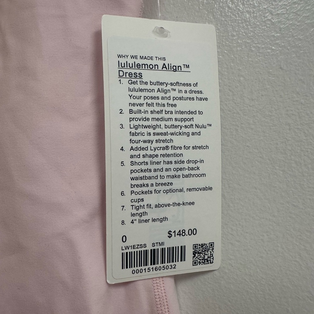 LuluLemon Align™ Dress in Strawberry Milkshake - Picture 4 of 7